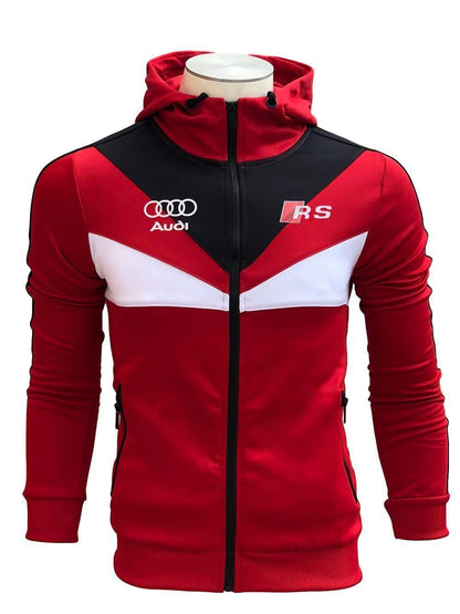 Survêtement homme rouge noir blanc AUDI RS-Survêtement-frauto-Pixefy