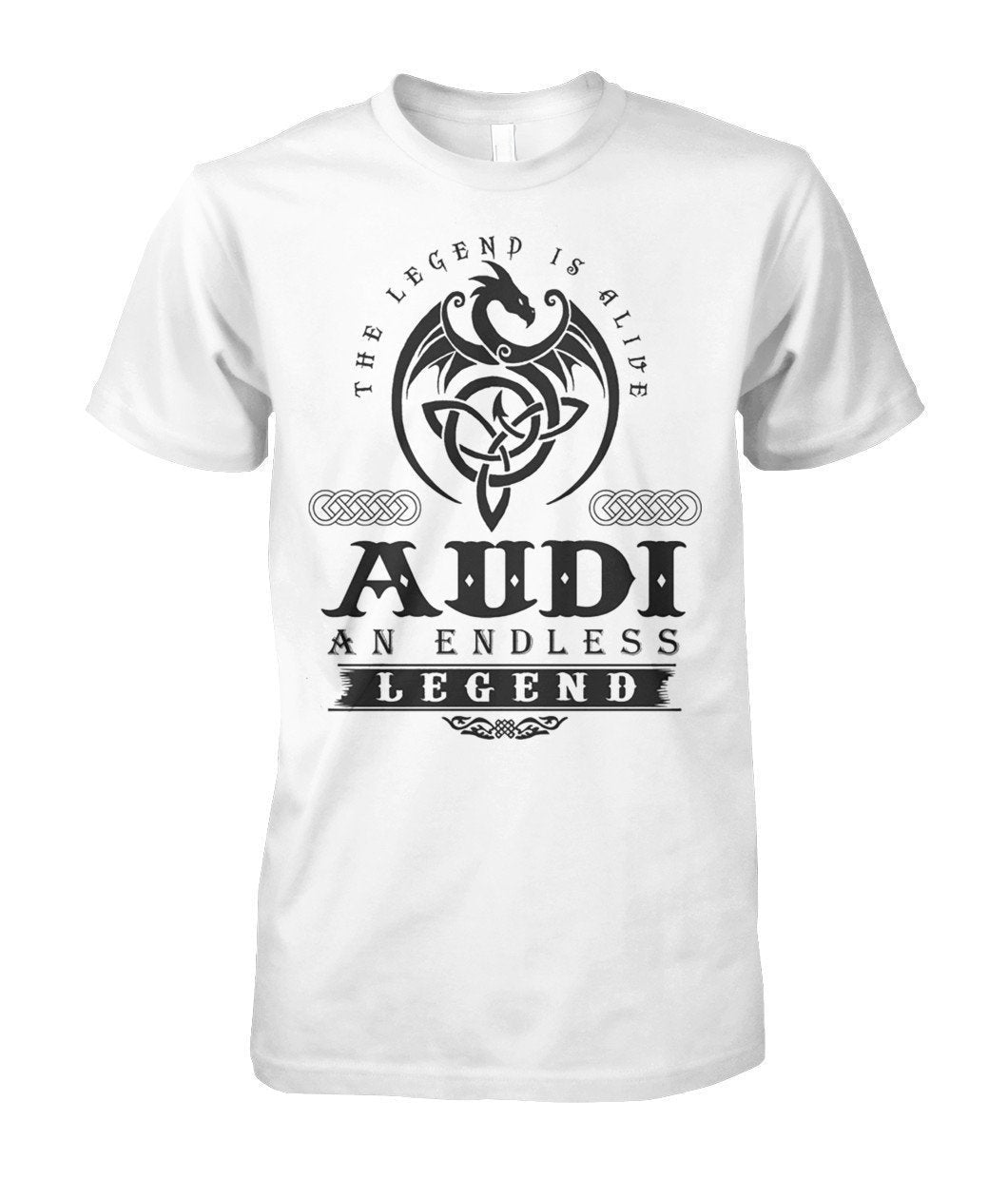 AUDI AN ENDLESS LEGEND Unisex Cotton T SHIRT