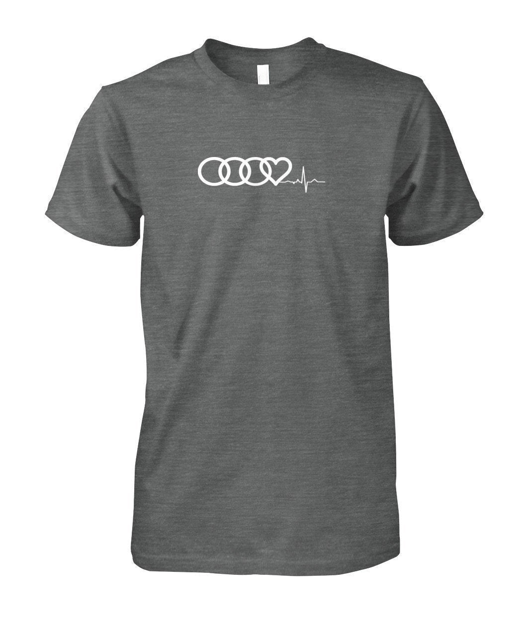 Audi Heart Beat Unisex Cotton T SHIRT