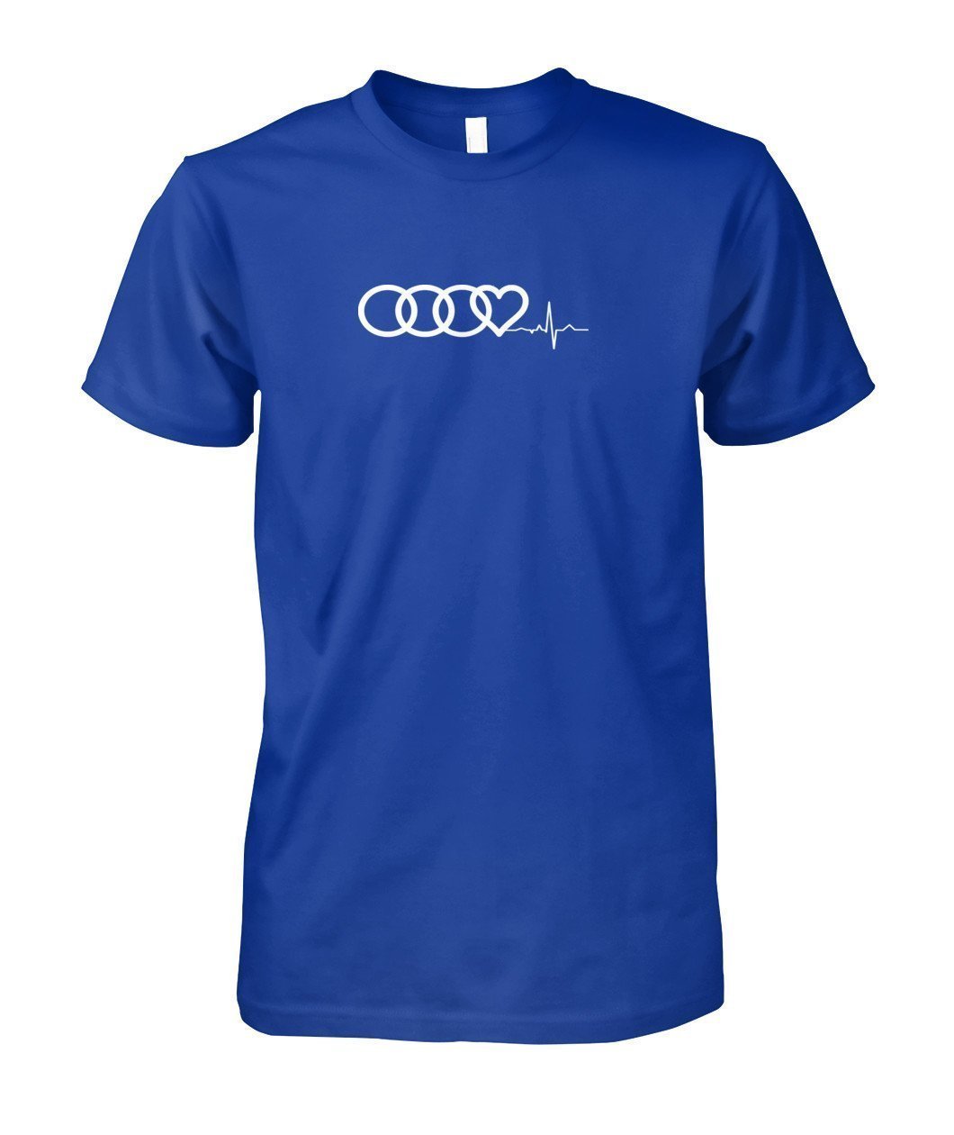 Audi Heart Beat Unisex Cotton T SHIRT