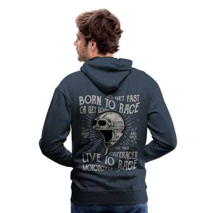 Born to Race Car's Men’s Premium Hoodie - navy