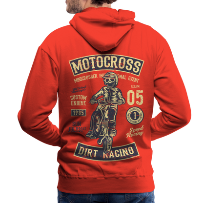 Motocross design Motorcycle Men’s Premium Hoodie - red