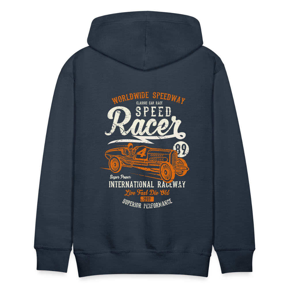 Speed Racer Men’s Premium Hoodie - navy