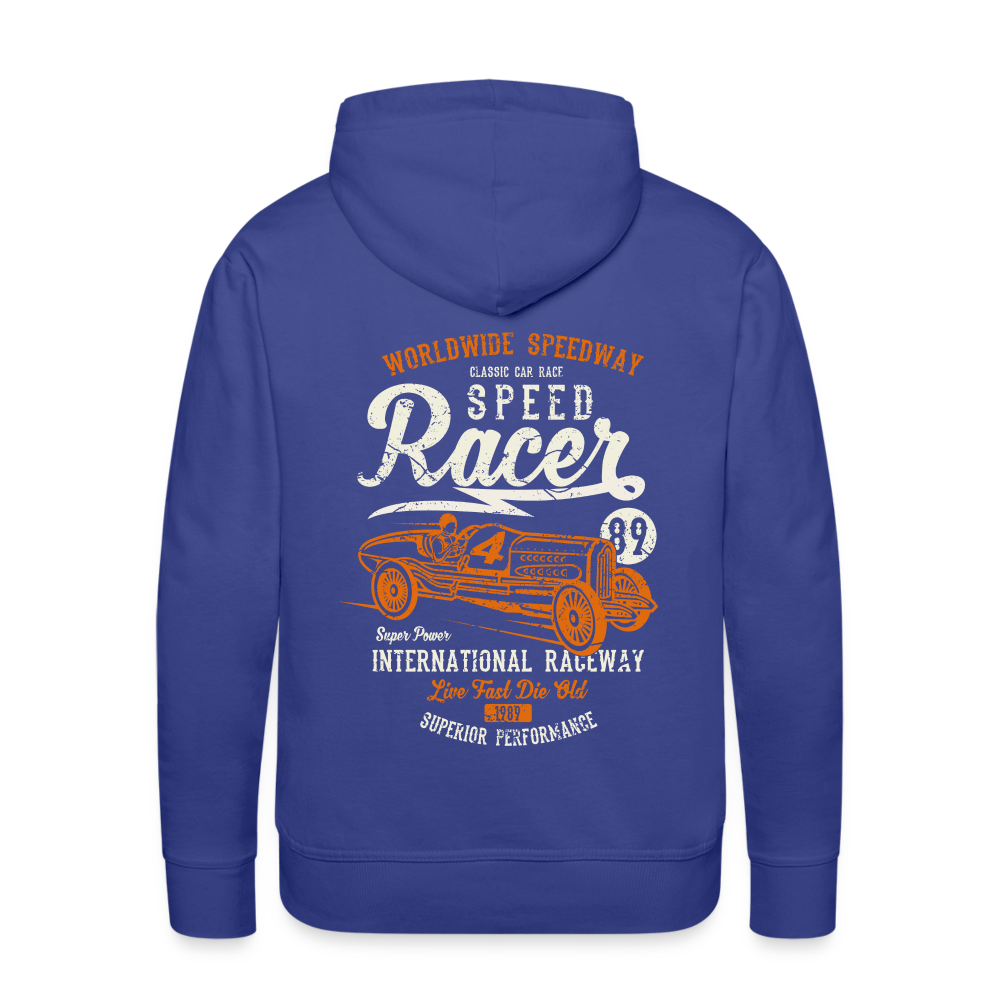 Speed Racer Men’s Premium Hoodie - royal blue