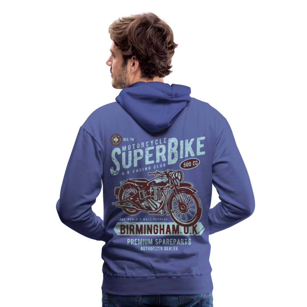 Super Bike Motorcycle Men’s Premium Hoodie - royal blue