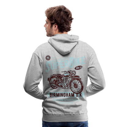 Super Bike Motorcycle Men’s Premium Hoodie - heather grey