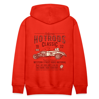 Hot Rods Race Classic Men’s Premium Hoodie - red