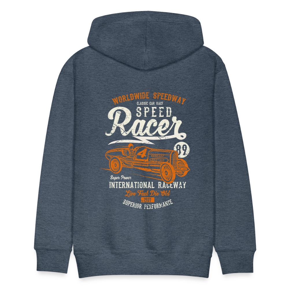 Speed Racer Men’s Premium Hoodie - heather denim