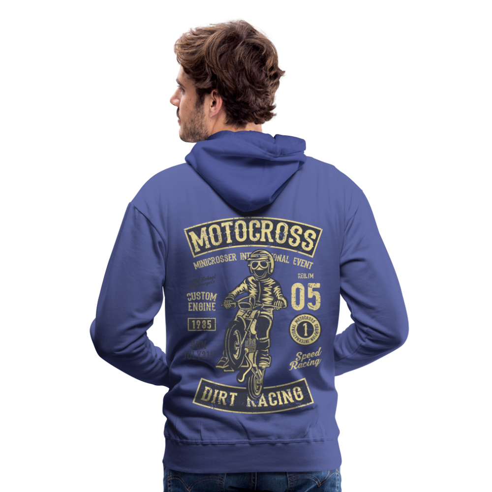 Motocross design Motorcycle Men’s Premium Hoodie - royal blue