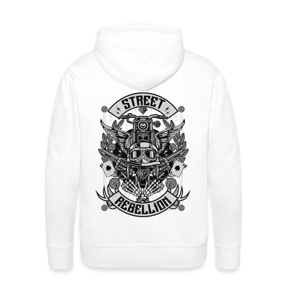 Street Rebellion Men’s Premium Hoodie - white