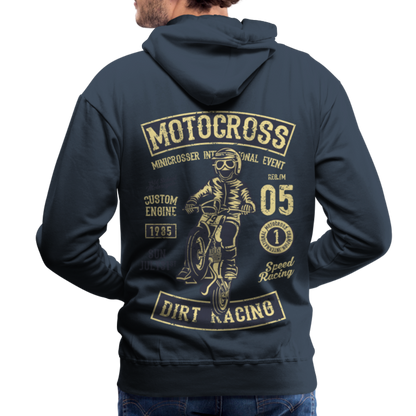 Motocross design Motorcycle Men’s Premium Hoodie - navy