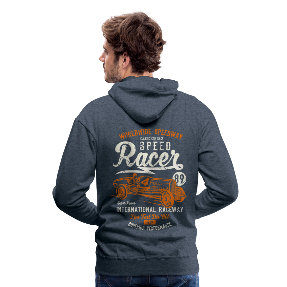 Speed Racer Men’s Premium Hoodie - heather denim