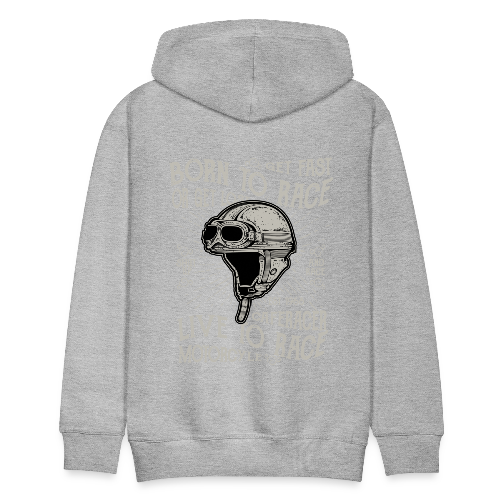 Born to Race Car's Men’s Premium Hoodie - heather grey