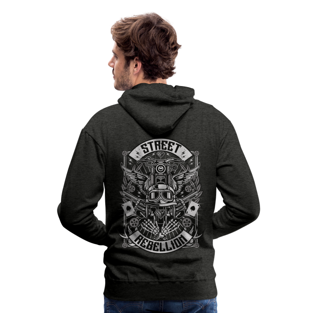 Street Rebellion Men’s Premium Hoodie - charcoal grey