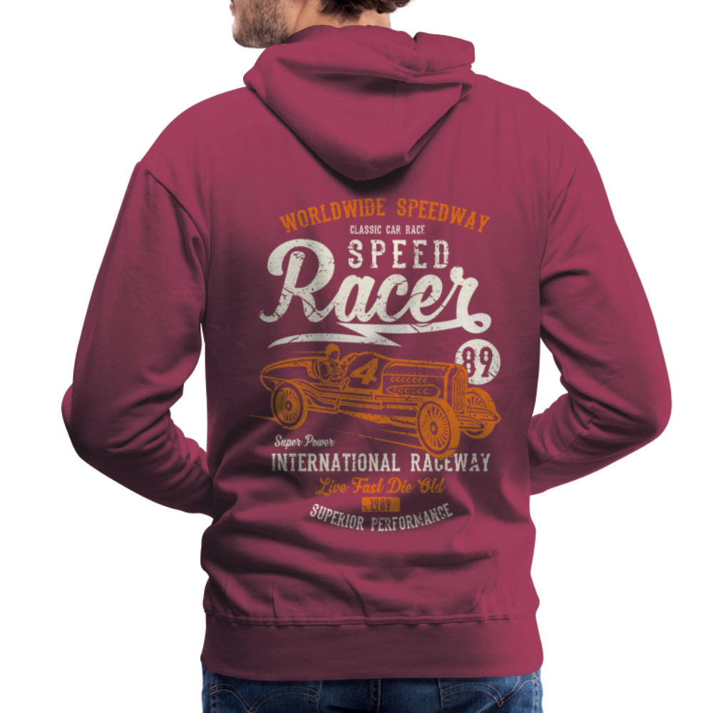 Speed Racer Men’s Premium Hoodie - bordeaux