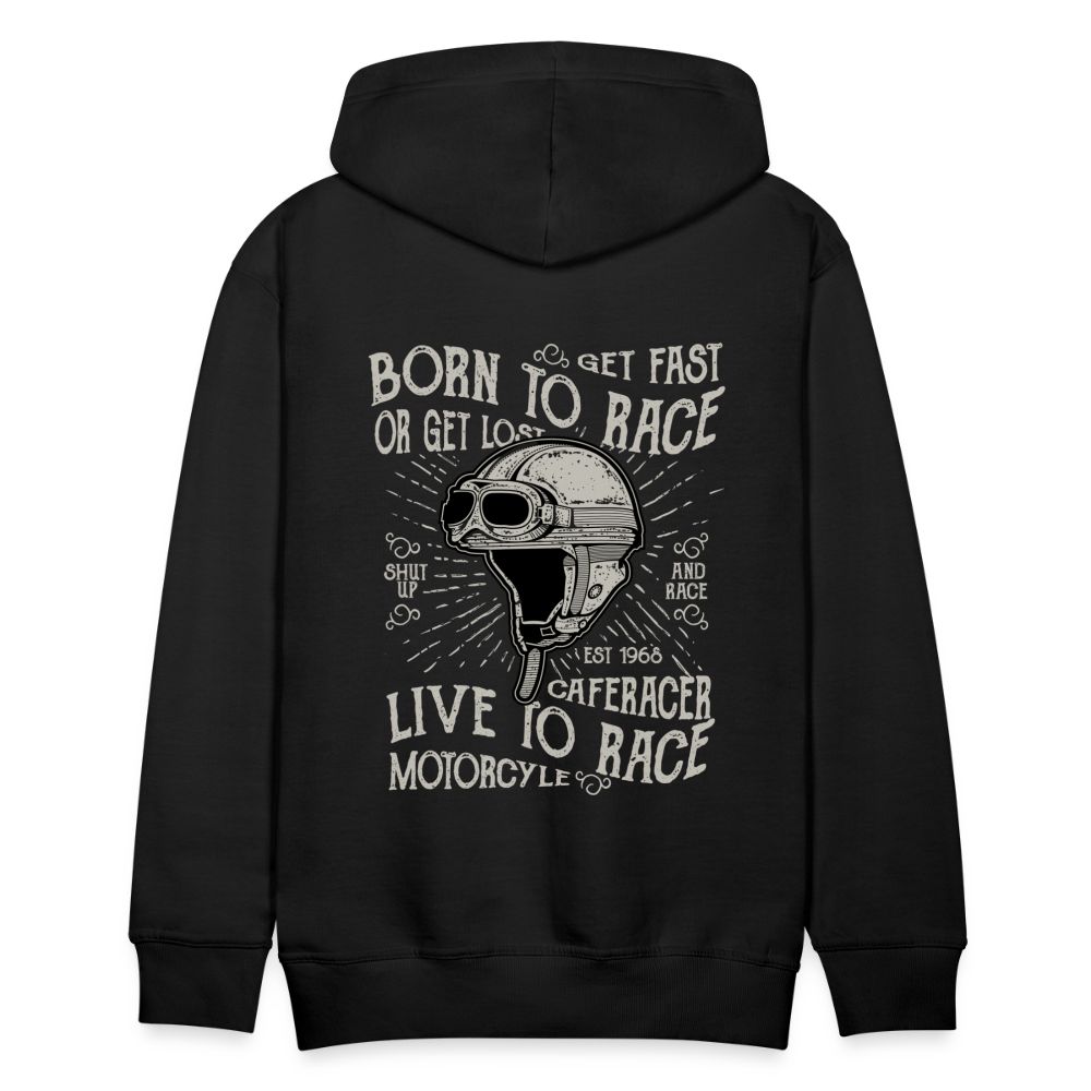 Born to Race Car's Men’s Premium Hoodie - black