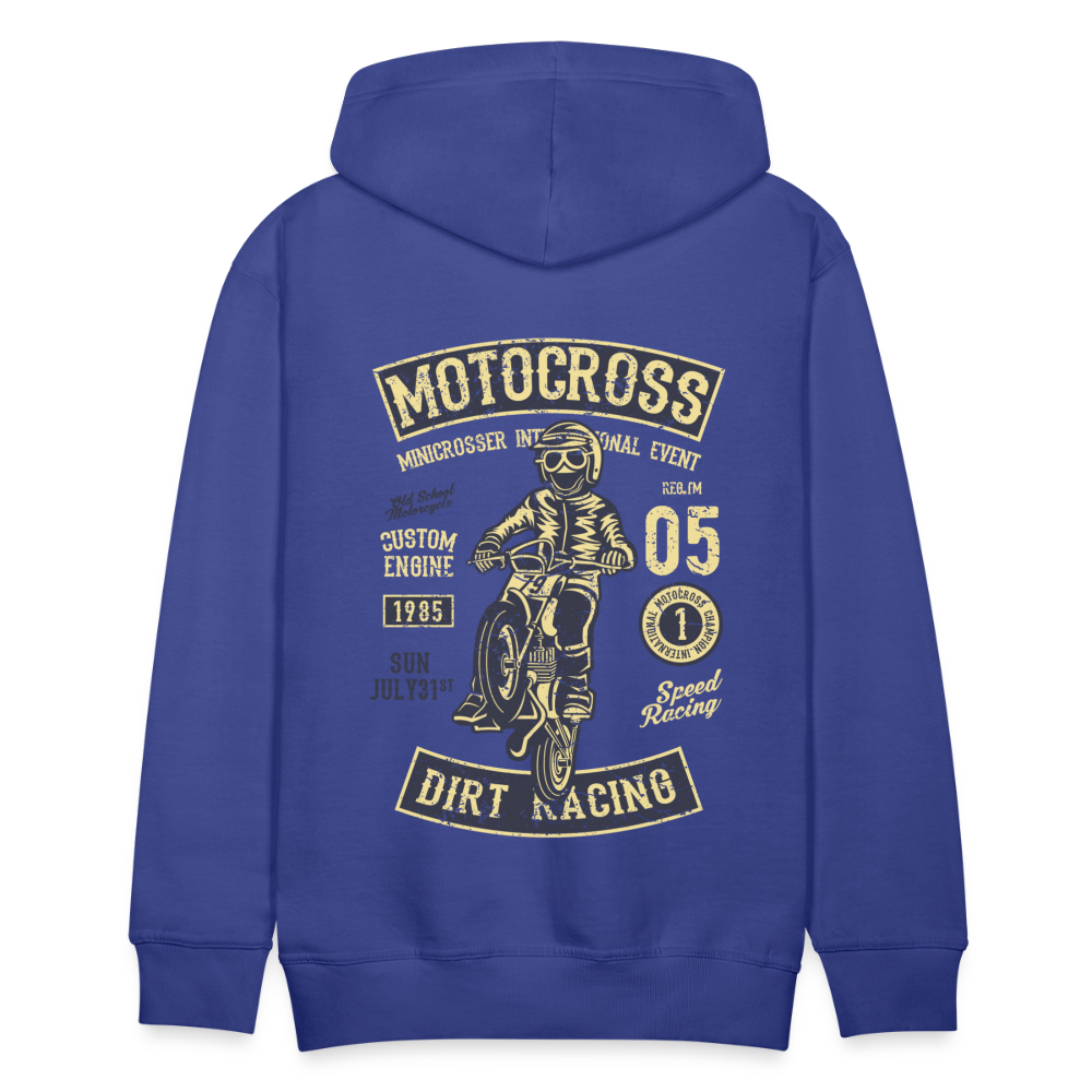 Motocross design Motorcycle Men’s Premium Hoodie - royal blue