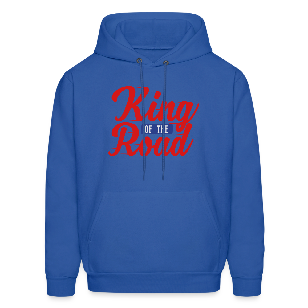 King Of The Road Men's Hoodie - royal blue