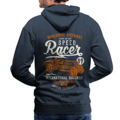 Speed Racer Men’s Premium Hoodie - navy