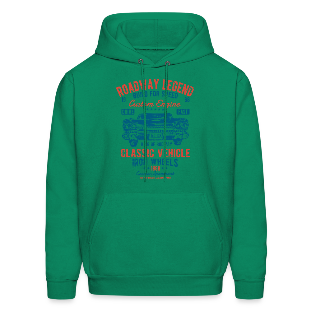 Road Way Legend Men's Hoodie - kelly green