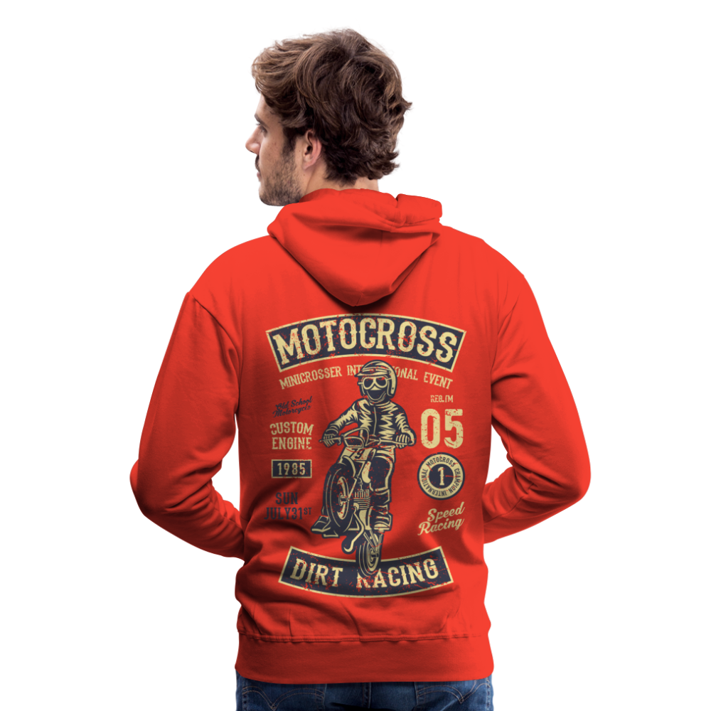 Motocross design Motorcycle Men’s Premium Hoodie - red