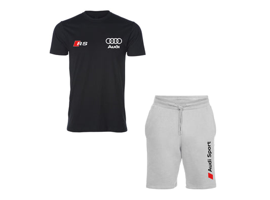 Audi Contrast T-Shirt and Shorts Set