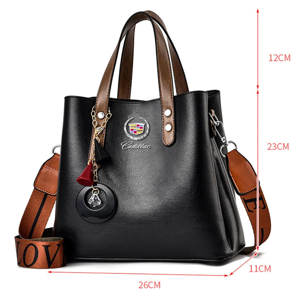 Cadillac Luxury Leather Women Handbag-bag-Driver Apparel-Driversapparel.com