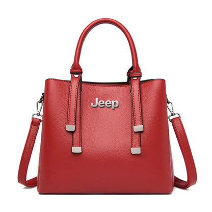 Jeep Deluxe Summer Women Handbag-bag-Driver Apparel-Red-Driversapparel.com