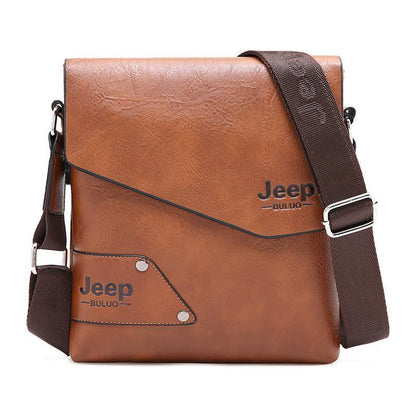 Jeep Fashion Leather Bag-bag-Driver Apparel-Brown-Driversapparel.com