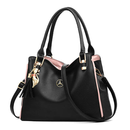 Mercedes Classy Women&#8217;s Handbag-bag-Driver Apparel-Black-Driversapparel.com