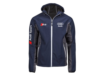 Audi Two-Tone Soft Shell Jacket with Hood