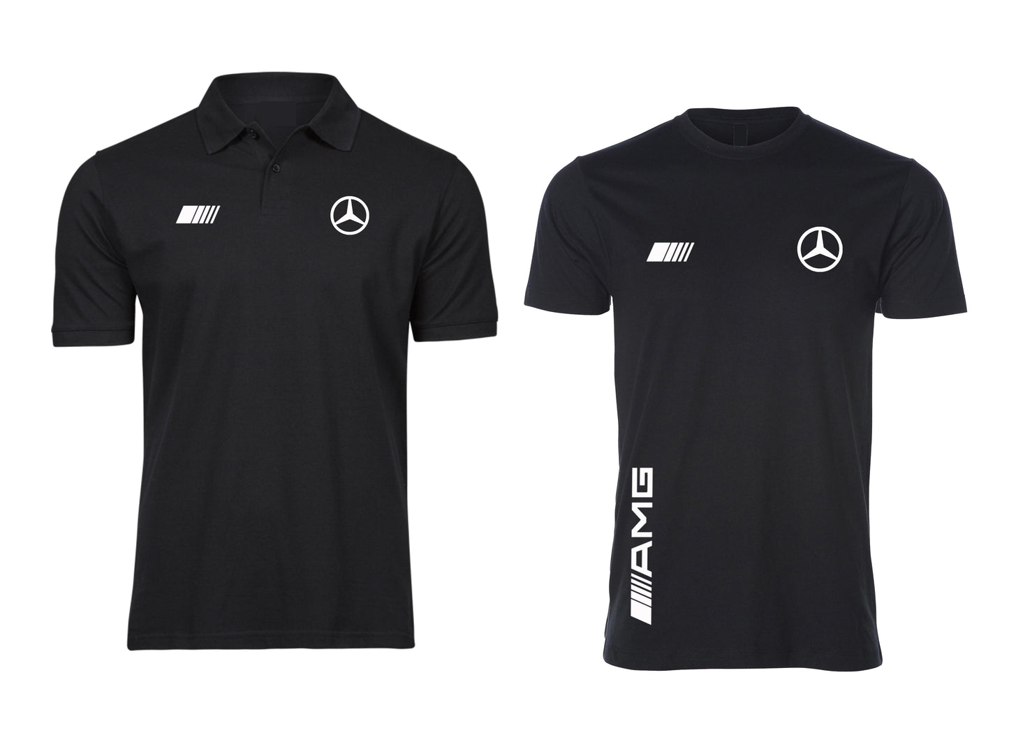 AMG Mercedes Half Sleeves T-Shirts Set