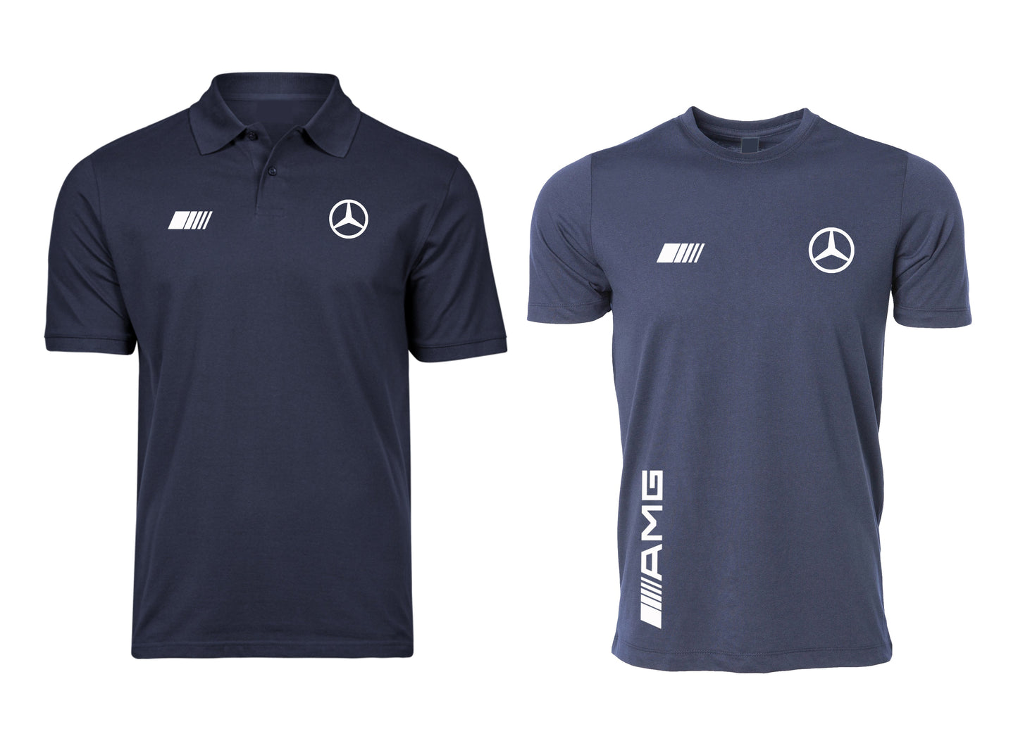 AMG Mercedes Half Sleeves T-Shirts Set