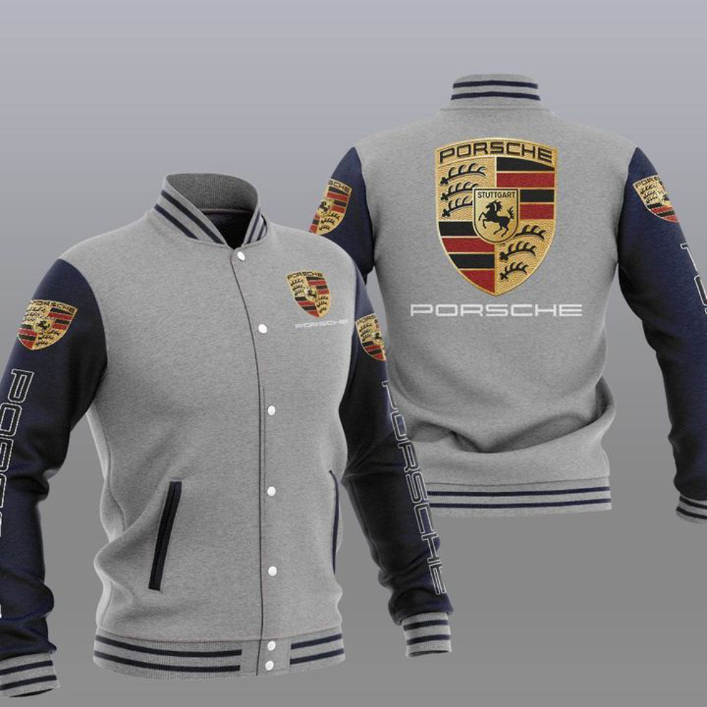 Porsche 3D Baseball Jacket V26