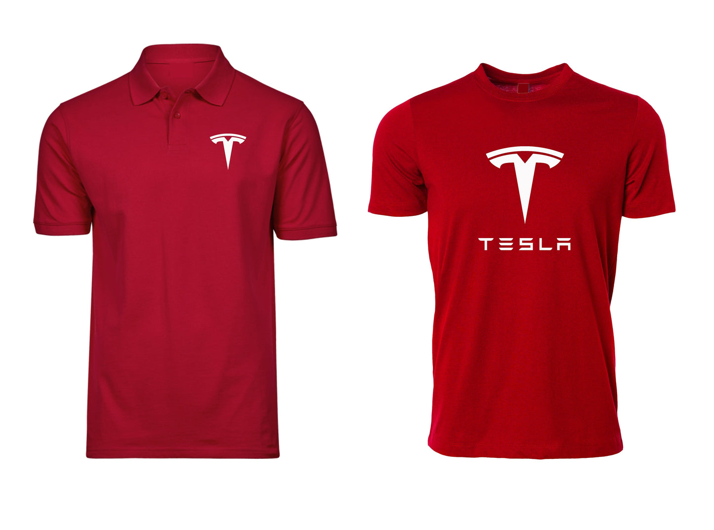 Tesla Half Sleeves T-Shirts Set