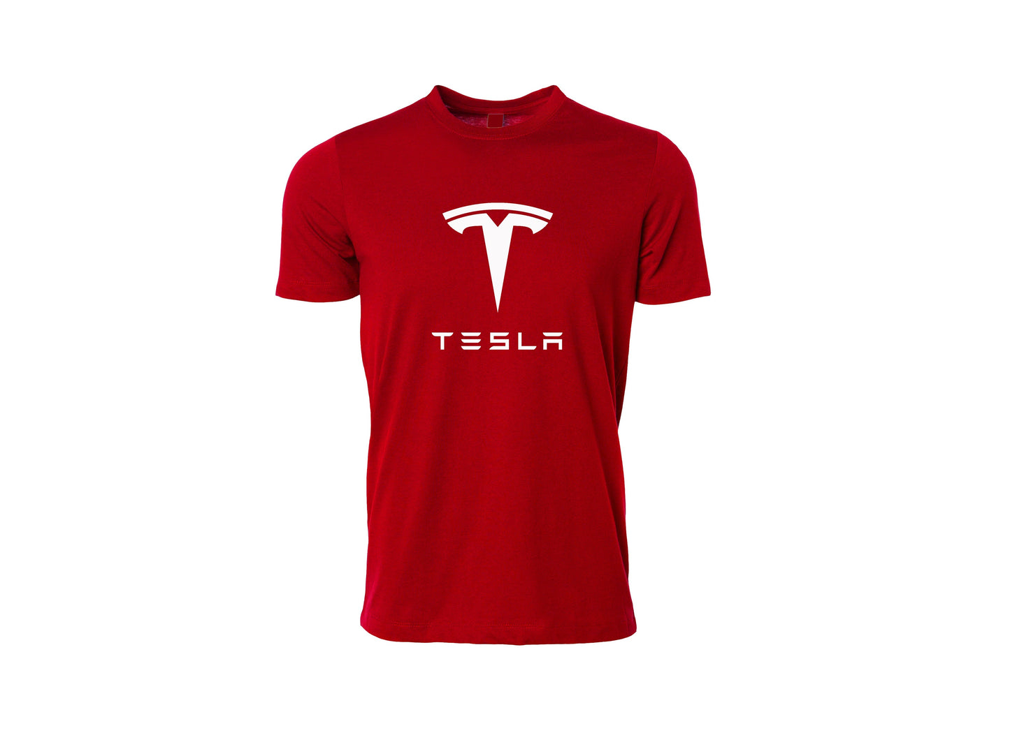 Tesla Half Sleeves Crewneck T-shirt