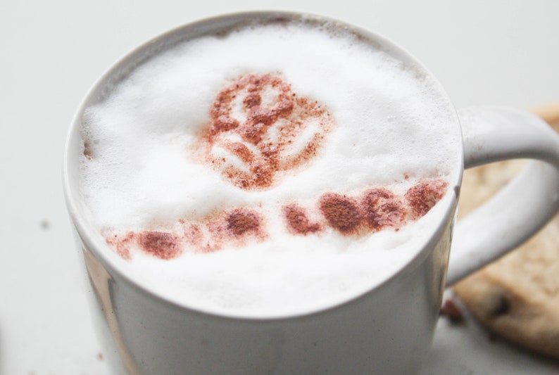 Personalized Coffee Stencil for Businesses & Coffee Lovers