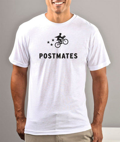 POSTMATES Logo Tee Shirt for Food Delivery Drivers, Large/XL