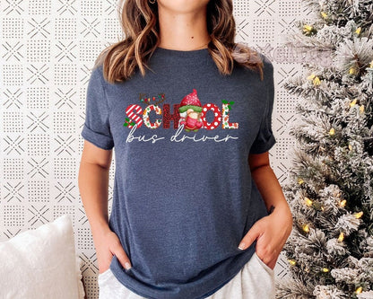 Christmas Cheer: School Bus Driver Holiday Shirts