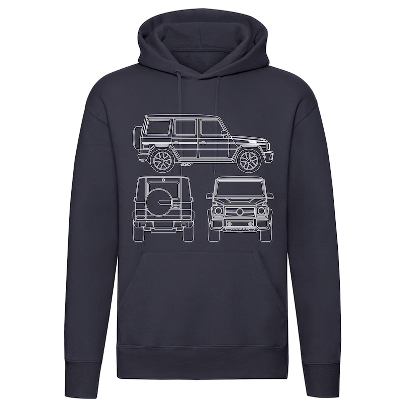 Lineart Mercedes G-Wagon Hoodie