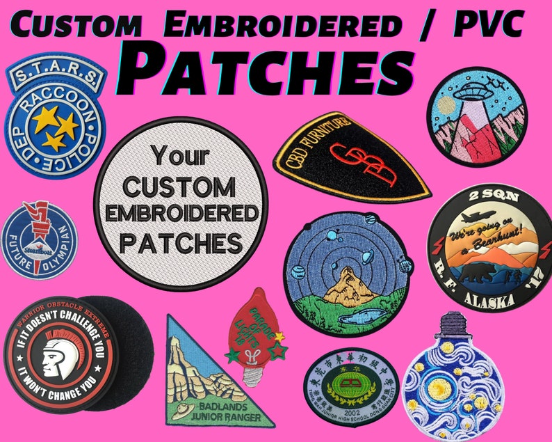 Personalized Embroidered Patches: Your Custom Logo and Design