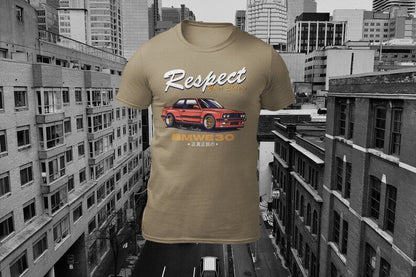 BMW E30: Respect on Wheels_driver_apparel_drivi.store