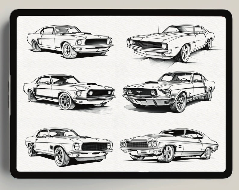 Ultimate Muscle Car Procreate Brushset Bundle