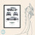 Aston Martin DB5 Quad View Wall Art