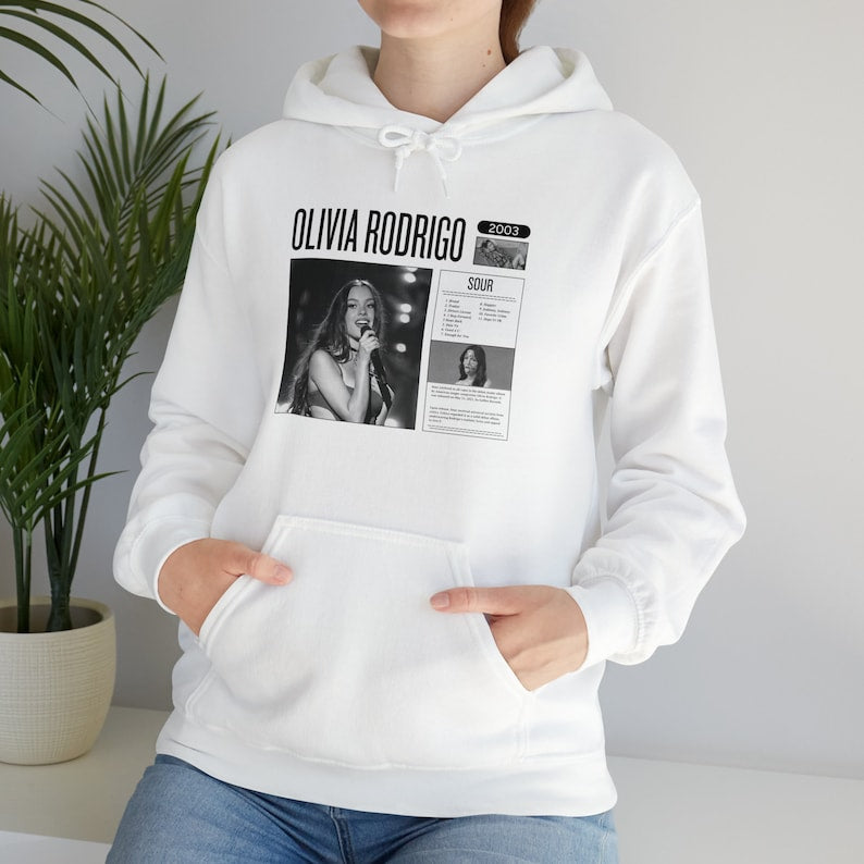 Sour Hoodie: Vintage Album Cover Sweatshirt for Pop Fans