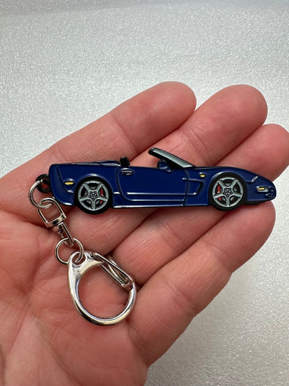 Corvette C5 Convertible Enamel Keychains (8 Colors)