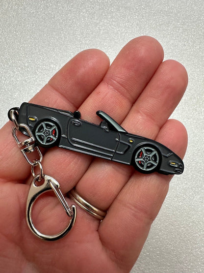 Corvette C5 Convertible Keychains (8 Colors)_driver_apparel_drivi.store