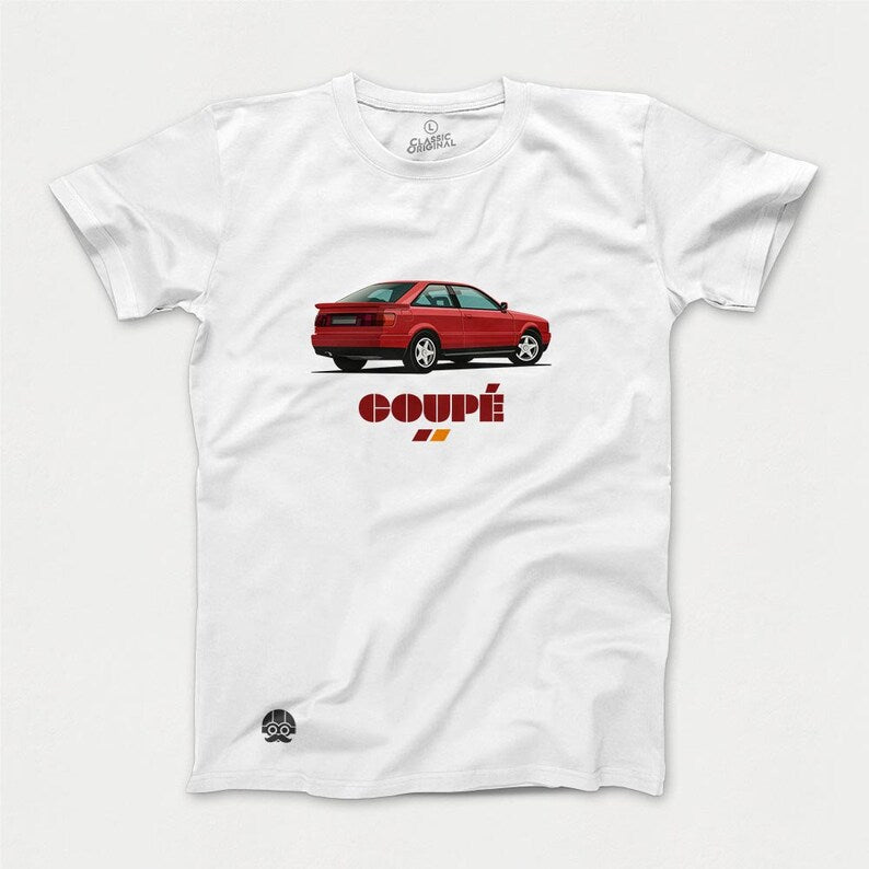 Classic Coupé 80: Vintage Car T-Shirt for Petrolheads