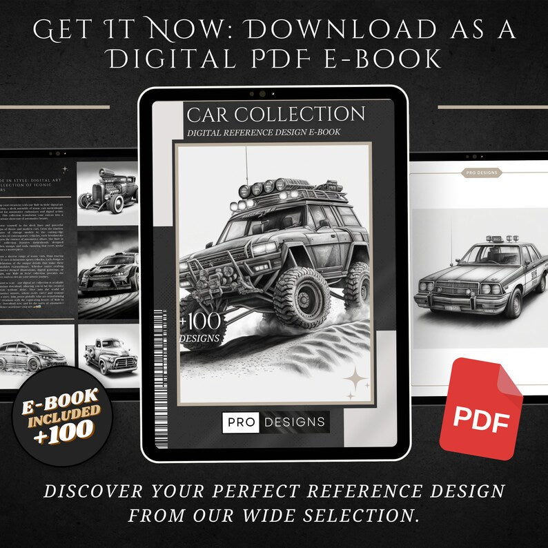 Car Collection Procreate Brushes: Rev Up Your Automotive Art