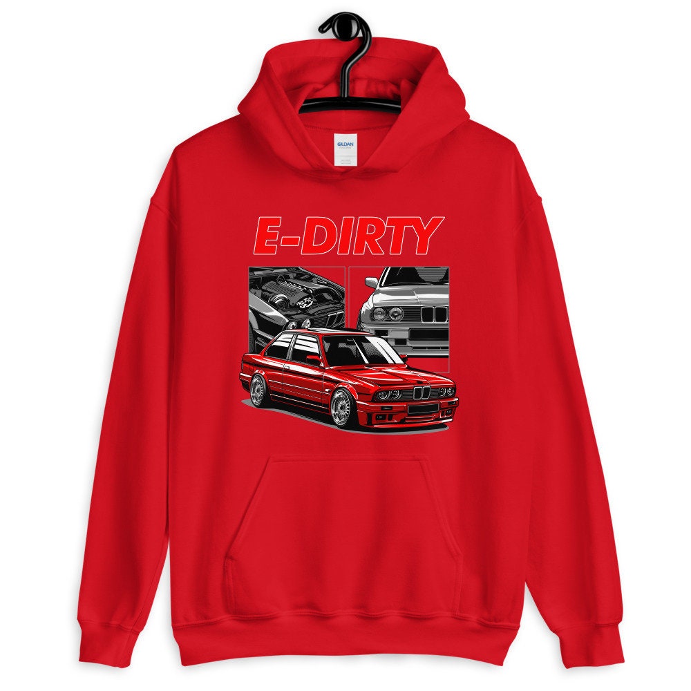 E30 Stanced Turbo Euro Car Hoodie